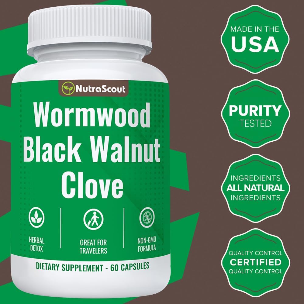 NutraScout Wormwood, Black Walnut & Clove Complex