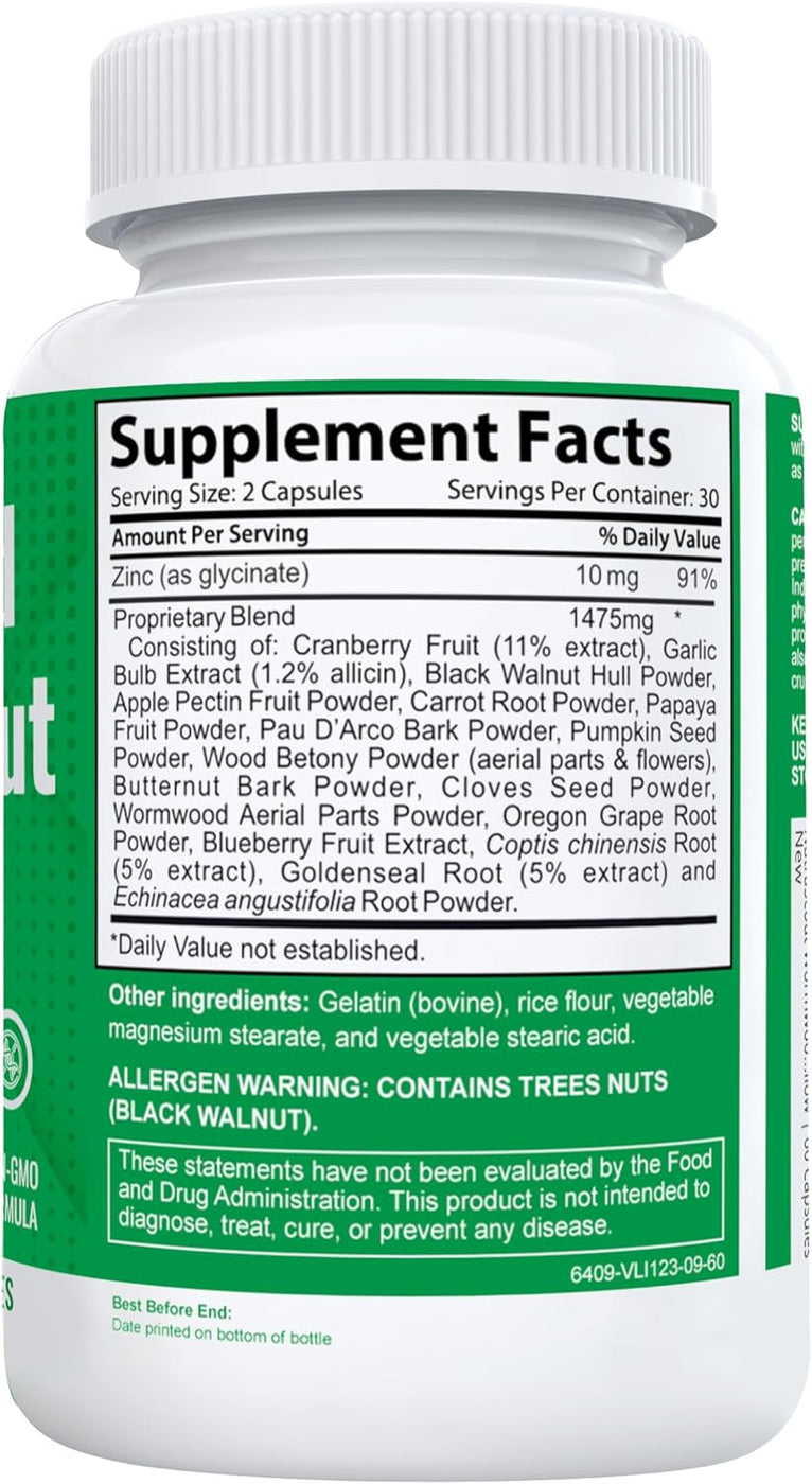 NutraScout Wormwood, Black Walnut & Clove Complex