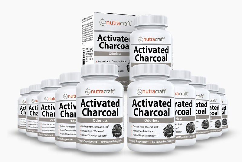 12 Activated Charcoal Bottles