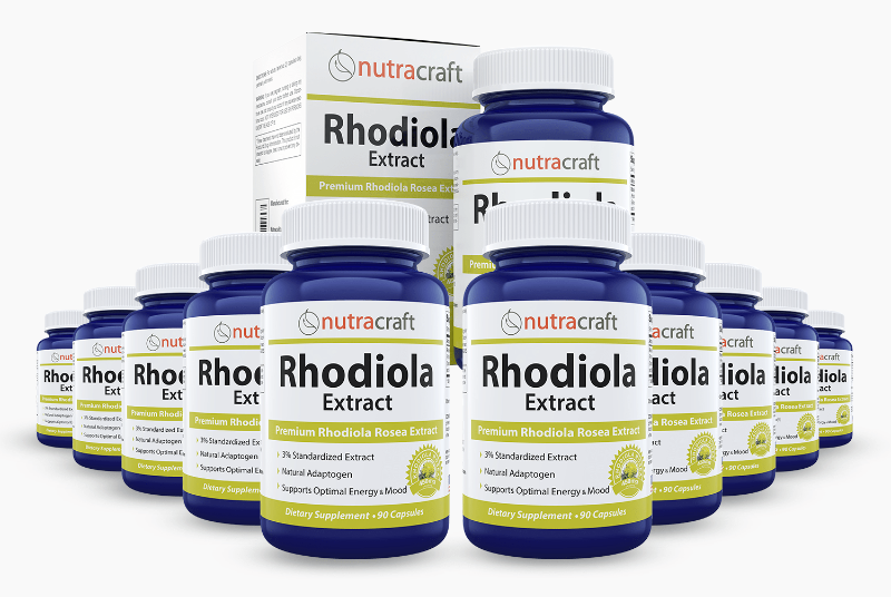 12 Rhodiola Extract Bottles