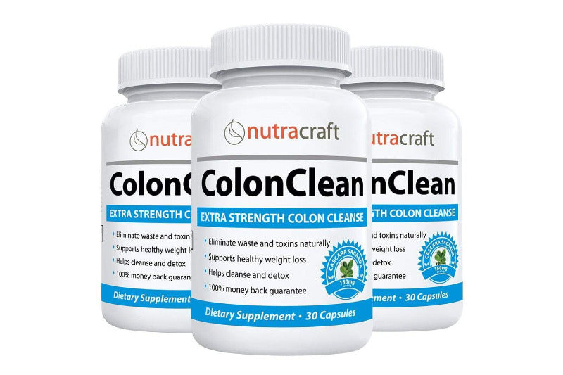 3 ColonClean Colon Cleanse & Detox Bottles
