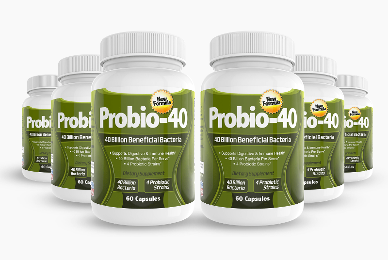 6 Probio-40 Probiotics Bottles