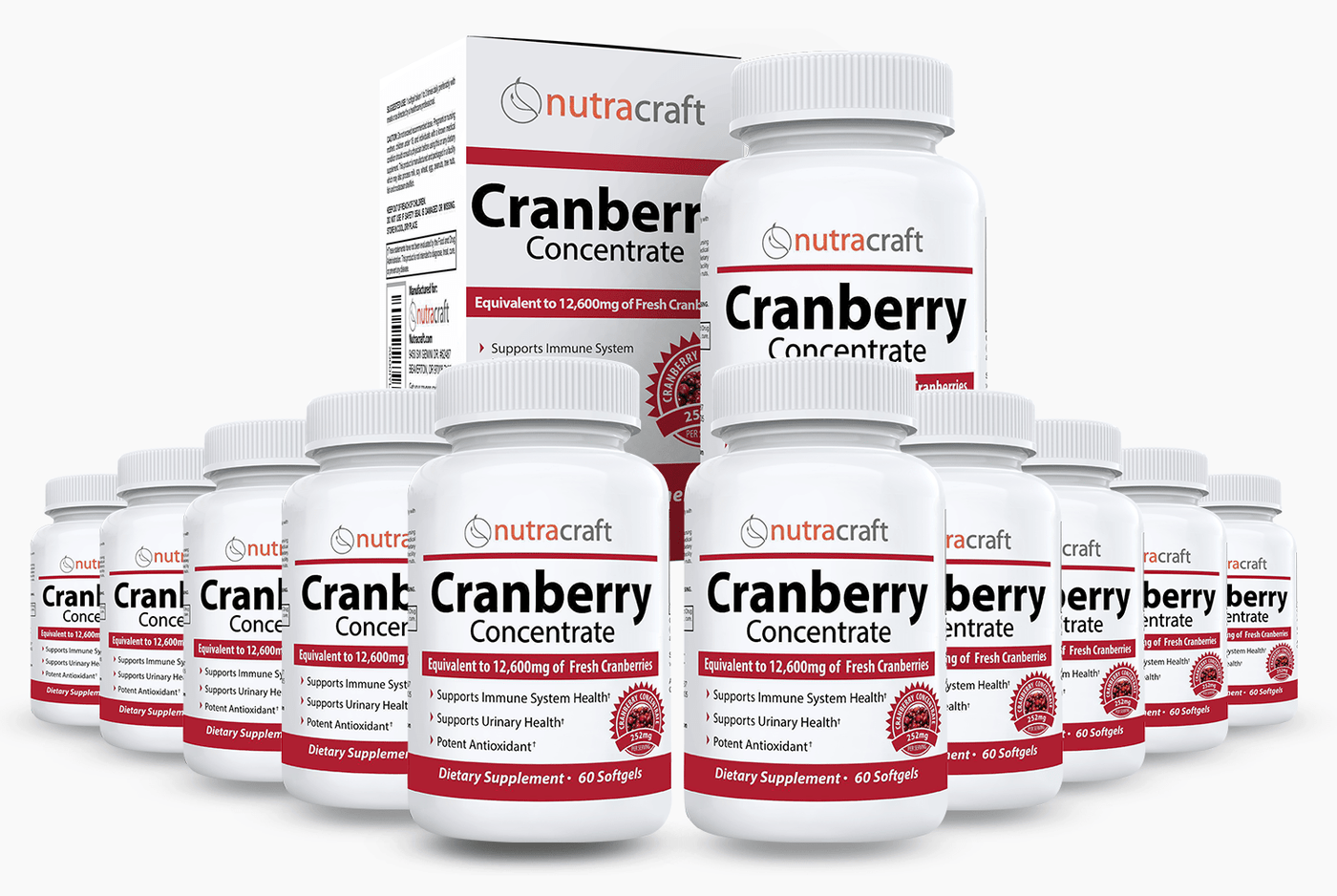 12 Cranberry Concentrate Bottles