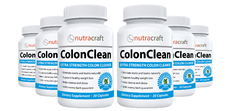 6 ColonClean Colon Cleanse & Detox Bottles